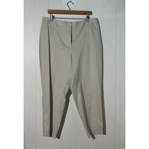 Talbots Woman Heritage Kahaki Lightweight Netural Pants 16 W